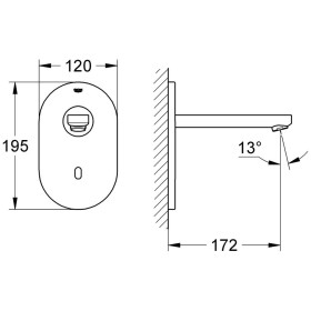 GROHE Euroeco CE Wandbatterie