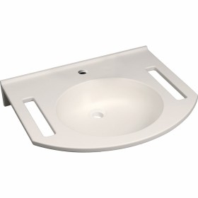 Lavabo Geberit Publica 60 x 55 cm avec 1 trou de robinet au centre