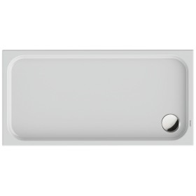 Receveur de douche rectangle Duravit D-Code 140 x 70 cm avec Antidérapant