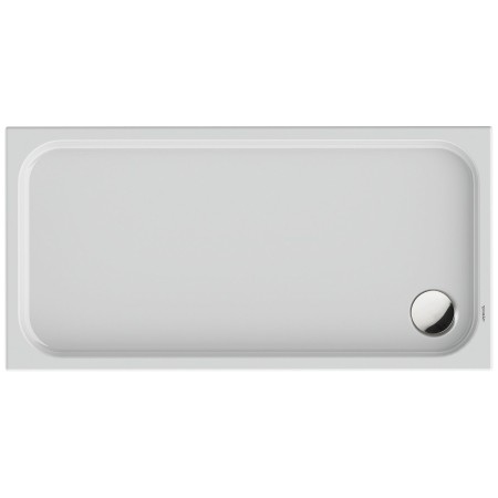 Receveur de douche rectangle Duravit D-Code 140 x 70 cm avec Antidérapant