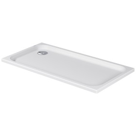 Receveur de douche rectangle Duravit D-Code 140 x 70 cm avec Antidérapant