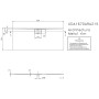 Receveur de douche Villeroy & Boch Architectura Metalrim 160 x 70 x 1,5 cm avec Vilbogrip
