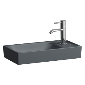 Lavabo LAUFEN MEDA 46 x 23,5 cm, sans trou de robinet ni trop-plein, vasque à gauche