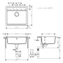 hansgrohe S520-F510 Einbauspüle 510 - Detailansicht