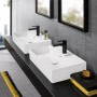 Villeroy & Boch Memento 2.0 Lavabo d'appoggio 60 cm con foro rubinetto, con troppopieno - vista tecnica