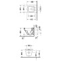 Duravit DuraStyle WC sospeso compatto, con scarico a pavimento