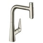 hansgrohe Talis Select M51 Miscelatore monocomando da cucina 220, doccetta estraibile, 2 getti