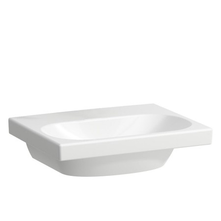 Lavabo à main LAUFEN LUA 45 x 35 cm sans trou de robinet, sans trop-plein