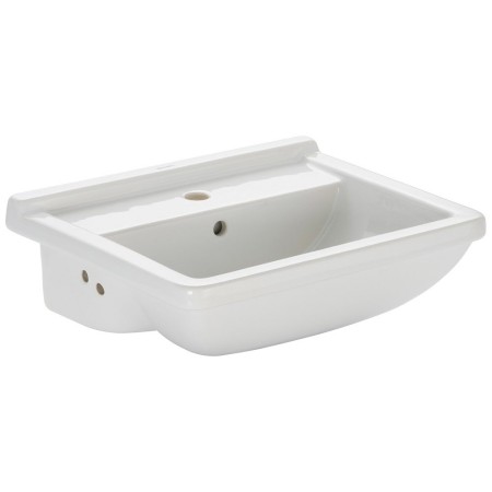 Lavabo encastré semi-encastré Duravit Starck 3 55 cm avec 1 trou de robinet
