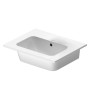 Meuble-lavabo Duravit ME by Starck 53 cm sans trou de robinet