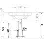 Duravit 1930 Standsäule - Detailansicht