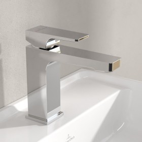 Robinetterie de lavabo monocommande Villeroy & Boch Taro sans bonde