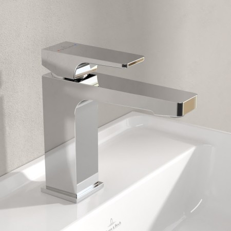Robinetterie de lavabo monocommande Villeroy & Boch Taro sans bonde