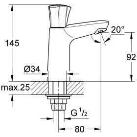 GROHE Costa Standventil