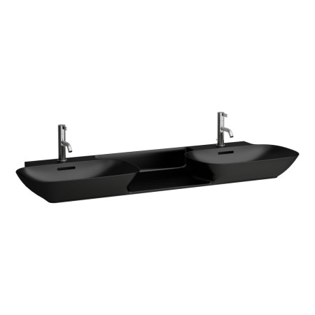 Double vasque encastrable LAUFEN INO 142 x 45 cm avec tablette centrale