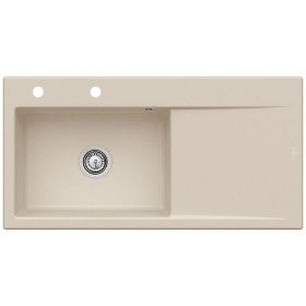 Villeroy & Boch Subway Style 60 Einbauspüle, Ablaufgarnitur mit Handbetätigung, Becken links