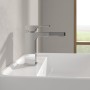 Robinetterie de lavabo monocommande Villeroy & Boch Taro sans bonde - vue technique