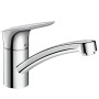 Rubinetto monocomando per cucina hansgrohe Logis M31 120, CoolStart, EcoSmart, 1jet