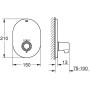 GROHE Grohtherm Special Thermostat-Zentralbatterie, Unterputz - Detailansicht