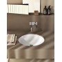 Lavabo encastré rond Geberit VariForm - vue détaillée