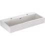 Vasque à poser LAUFEN Living City 100 cm avec trop-plein et 2 x 1 trou de robinet