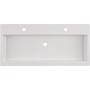 Vasque à poser LAUFEN Living City 100 cm avec trop-plein et 2 x 1 trou de robinet - vue détaillée