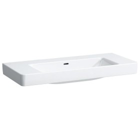 Lavabo LAUFEN PRO S 105 cm, encastrable sans trou de robinet, avec trop-plein