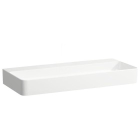 Lavabo LAUFEN Val, encastrable 95 x 42 cm sans trou de robinet, sans trop-plein