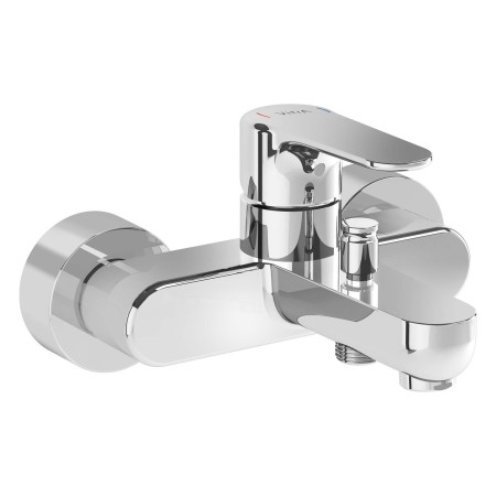VitrA Root Round Einhebel-Wannenfüll- und Brausearmatur für Aufputz