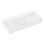 hansgrohe Xevolos E Lavabo 100 x 48 cm con 2 fori per rubinetto senza troppo pieno