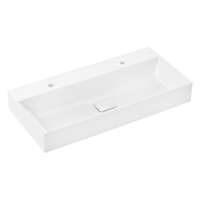 hansgrohe Xevolos E Lavabo 100 x 48 cm con 2 fori per rubinetto senza troppo pieno