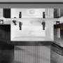 hansgrohe Xevolos E Lavabo 100 x 48 cm con 2 fori per rubinetto senza troppo pieno - immagine prodotto