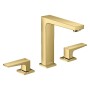 Rubinetteria per lavabo hansgrohe Metropol a 3 fori 160 con leve e scarico Push-Open