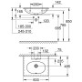 Lavabo mural GROHE Essence 60 cm - photo produit