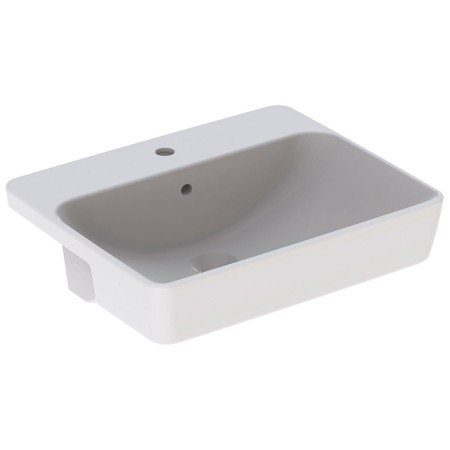 Lavabo encastré demi-encastrement Geberit VariForm, carré