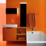 Vasque LAUFEN Kartell 60 x 46 cm, avec étagère à gauche, avec 3 trous de robinet - vue détaillée