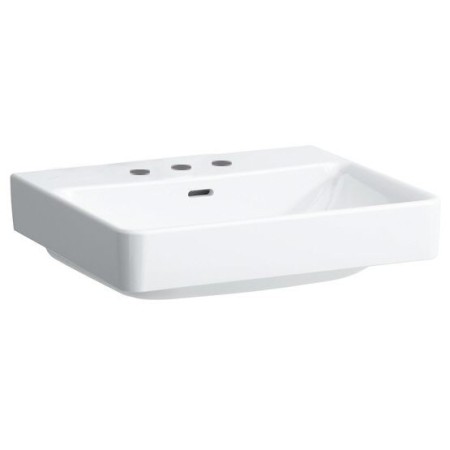 Vasque LAUFEN PRO S 55 cm avec 3 trous de robinet et trop-plein