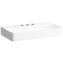 LAUFEN Val Lavabo encastrable 75 x 42 cm avec 3 trous de robinet, sans trop-plein