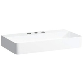 LAUFEN Val Lavabo encastrable 75 x 42 cm avec 3 trous de robinet, sans trop-plein