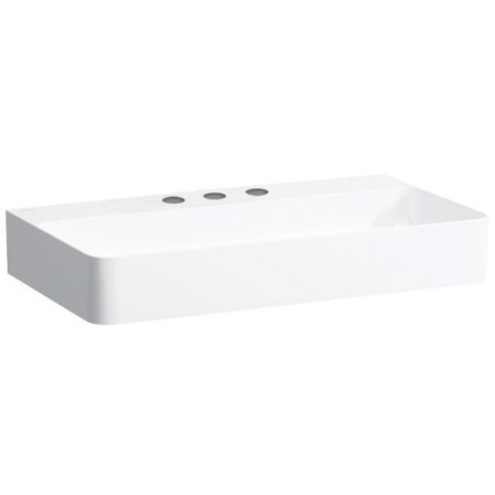 LAUFEN Val Lavabo encastrable 75 x 42 cm avec 3 trous de robinet, sans trop-plein