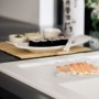 Villeroy & Boch Subway 45 Compact Einbauspüle, Ablaufgarnitur mit Excenterbetätigung, Becken rechts - technische Ansicht
