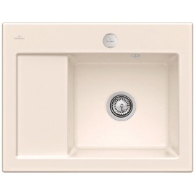 Lavello incasso Villeroy & Boch Subway 45 Compact, piletta con azionamento excentrico, vasca a destra