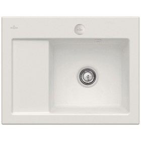 Lavello incasso Villeroy & Boch Subway 45 Compact, piletta di scarico con azionamento a leva eccentrica, vasca a destra