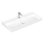 Villeroy & Boch Taro Waschtisch 100 cm mit CeramicPlus Beschichtung, 1 Hahnloch, ohne Überlauf - Detailansicht