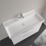 Villeroy & Boch Taro Waschtisch 100 cm mit CeramicPlus Beschichtung, 1 Hahnloch, ohne Überlauf - technische Ansicht