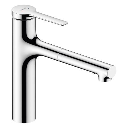 Rubinetto monocomando per cucina hansgrohe Zesis M33 160 con doccetta estraibile, 2 tipi di getto