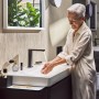 Robinet de lavabo hansgrohe Tecturis E 2 trous 150 CoolStart économiseur d'eau avec bonde