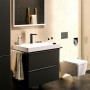 Robinet de lavabo hansgrohe Tecturis E 2 trous 150 CoolStart économiseur d'eau avec bonde - vue technique