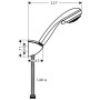 hansgrohe Crometta 85 Vario Porter C Set 160 cm - Detailansicht