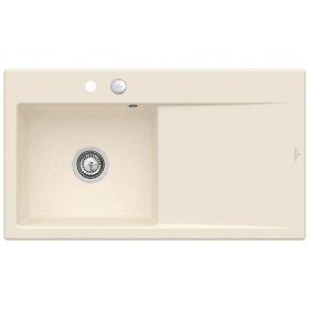 Villeroy & Boch Subway Style 50 Einbauspüle, Ablaufgarnitur mit Excenterbetätigung, Becken links